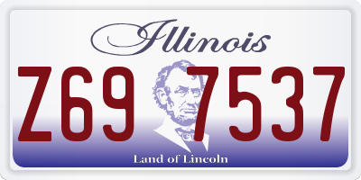 IL license plate Z697537