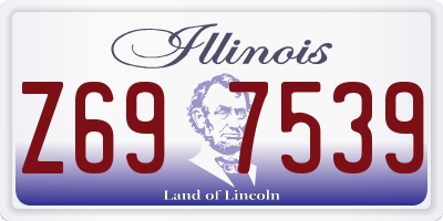 IL license plate Z697539