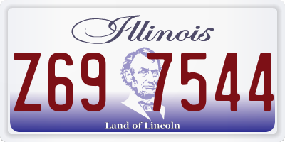 IL license plate Z697544
