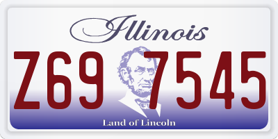 IL license plate Z697545