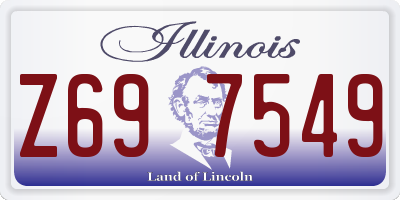 IL license plate Z697549