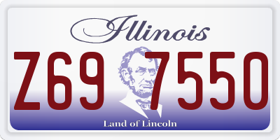 IL license plate Z697550