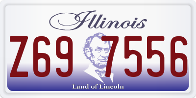IL license plate Z697556