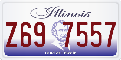 IL license plate Z697557