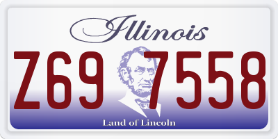 IL license plate Z697558