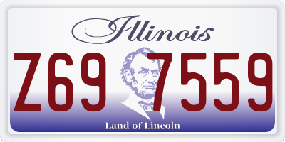 IL license plate Z697559