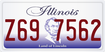 IL license plate Z697562