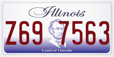 IL license plate Z697563