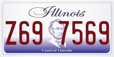 IL license plate Z697569
