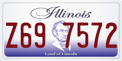 IL license plate Z697572