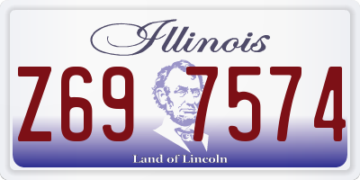 IL license plate Z697574