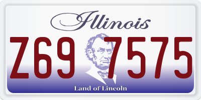 IL license plate Z697575