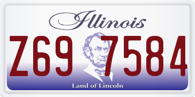 IL license plate Z697584