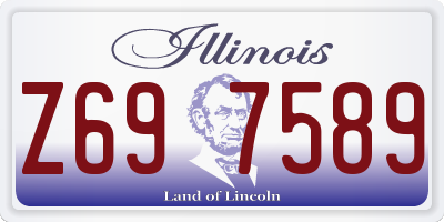 IL license plate Z697589
