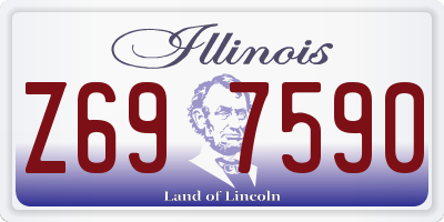 IL license plate Z697590