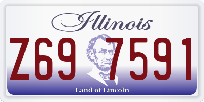 IL license plate Z697591