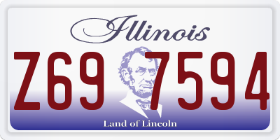 IL license plate Z697594