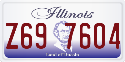 IL license plate Z697604