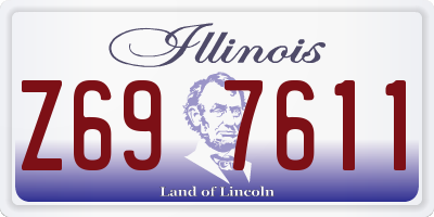 IL license plate Z697611