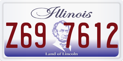 IL license plate Z697612