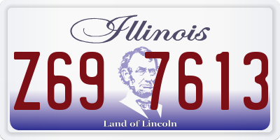 IL license plate Z697613