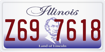 IL license plate Z697618