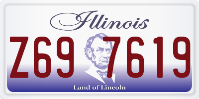 IL license plate Z697619