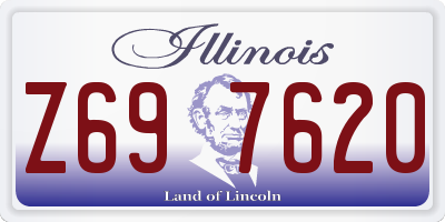 IL license plate Z697620