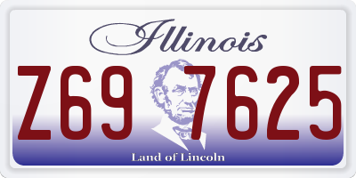 IL license plate Z697625