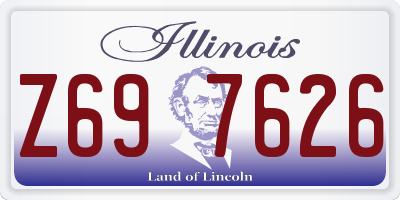 IL license plate Z697626