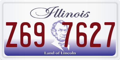 IL license plate Z697627