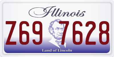 IL license plate Z697628