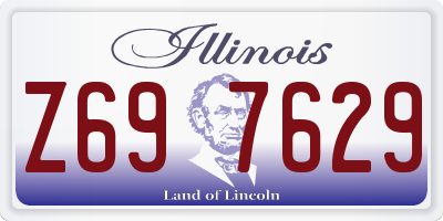IL license plate Z697629