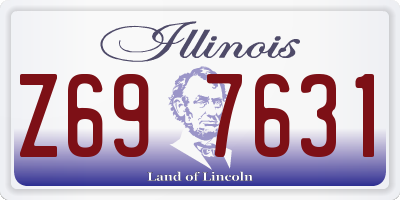 IL license plate Z697631