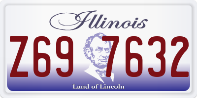 IL license plate Z697632