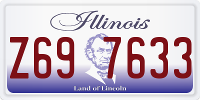 IL license plate Z697633