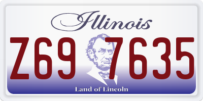 IL license plate Z697635