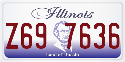 IL license plate Z697636