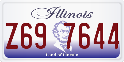 IL license plate Z697644