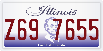 IL license plate Z697655