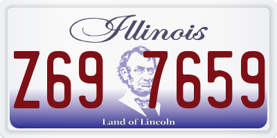 IL license plate Z697659