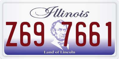 IL license plate Z697661