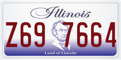 IL license plate Z697664