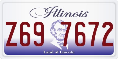IL license plate Z697672