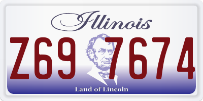 IL license plate Z697674