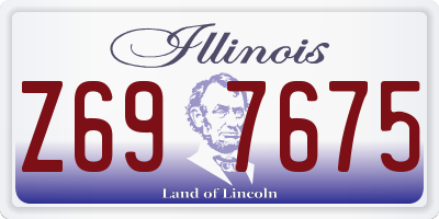 IL license plate Z697675