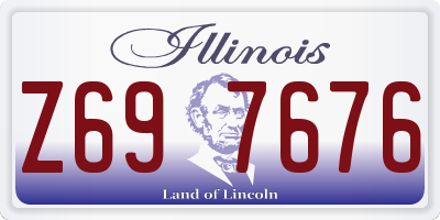 IL license plate Z697676