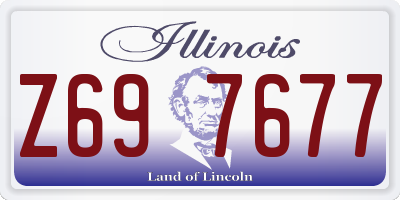 IL license plate Z697677