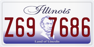 IL license plate Z697686