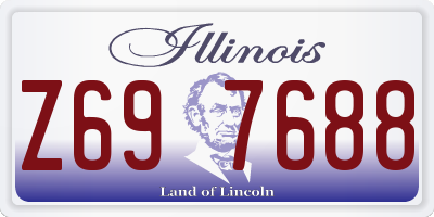 IL license plate Z697688